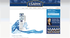 Desktop Screenshot of classic-mineral-water.com
