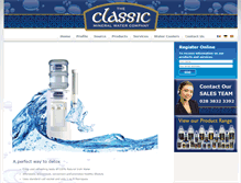 Tablet Screenshot of classic-mineral-water.com